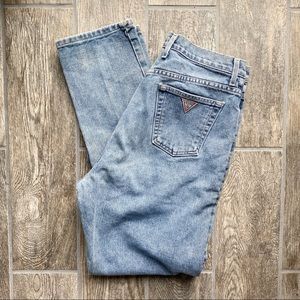 Vintage Guess Straight Mom Hi Rise Jeans
